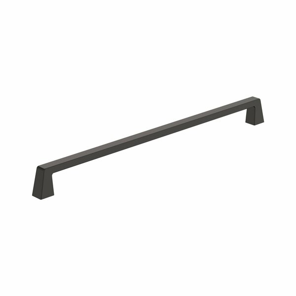 Amerock Blackrock 12-5/8 inch 320mm Center-to-Center Black Bronze Cabinet Pull BP55284BBR